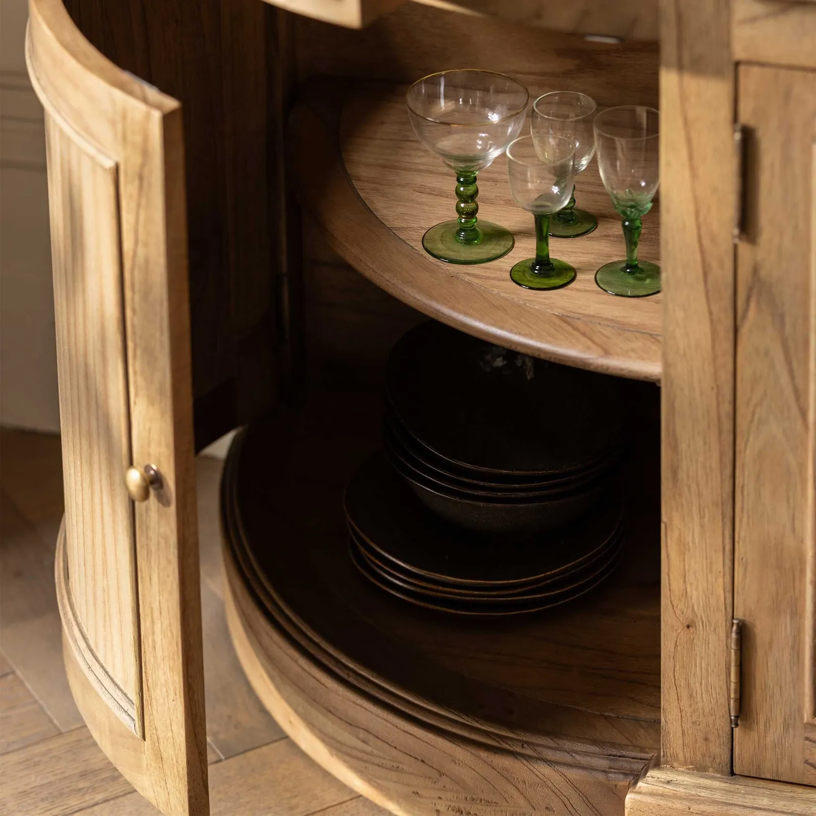 Papillon Sideboard 90X191X48Cm, Brown Oak | Barker & Stonehouse 5