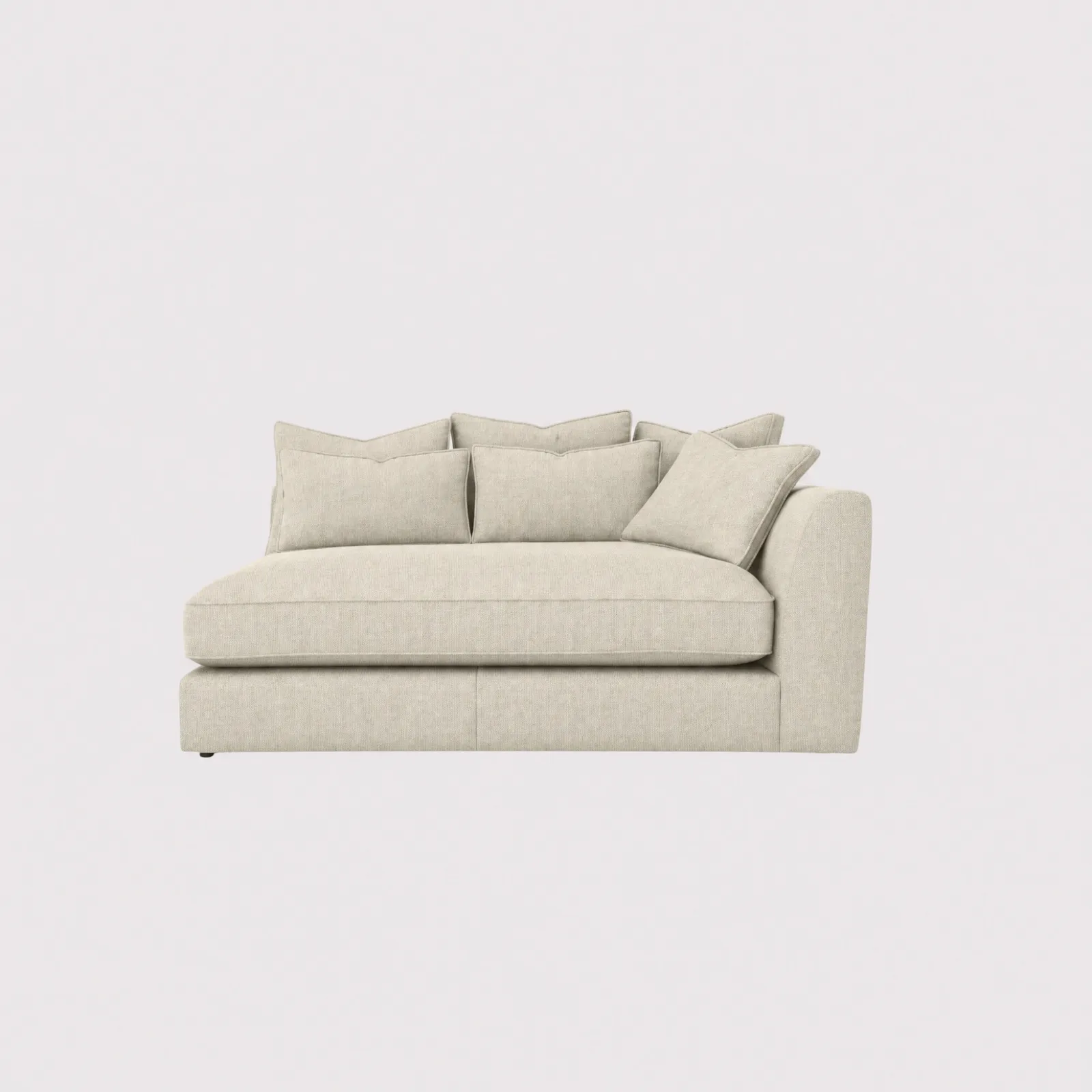 Harrington 1 Arm Small Modular Sofa Right, Neutral Fabric | Barker & Stonehouse 1