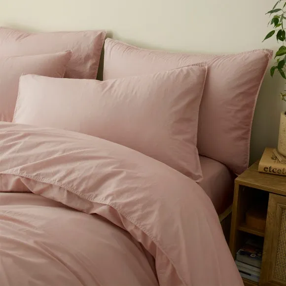 Soft Washed Cotton Duvet Cover & Pillowcase Set 2