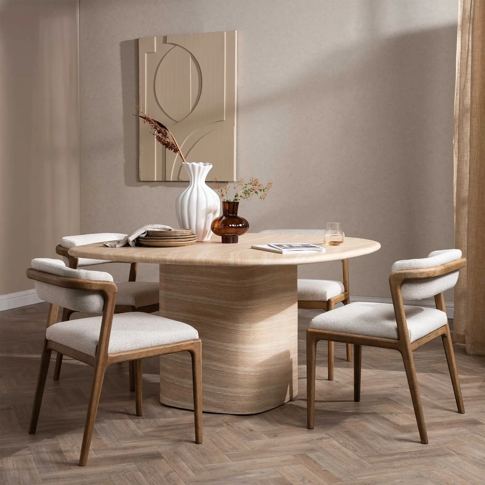 Derrick Dining Chair Fabric | Barker & Stonehouse 3