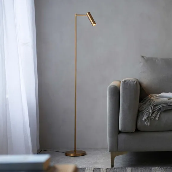 Vogue Adam Steel Adjustable Touch Dimmable Floor Lamp