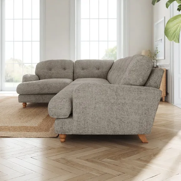 Martha Chunky Chenille Full Corner Sofa 2