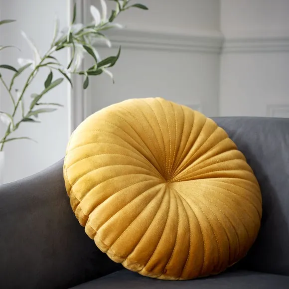 Catherine Lansfield Stitch Detail Round Cushion