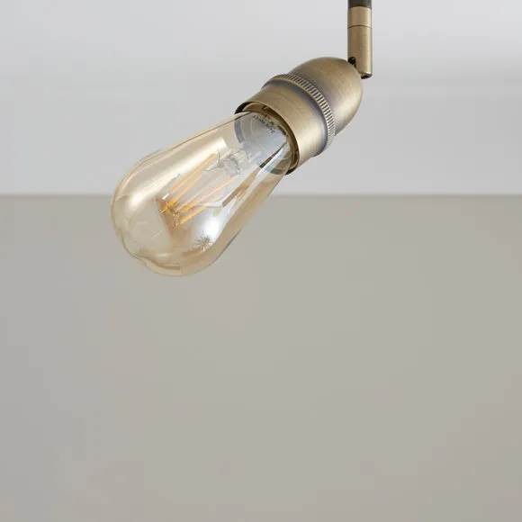Marsden Industrial 4 Light Semi Flush Spotlight Bar 3