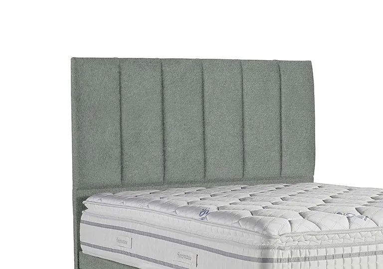 Spire Floor Standing Headboard - Double - Tweed Mint