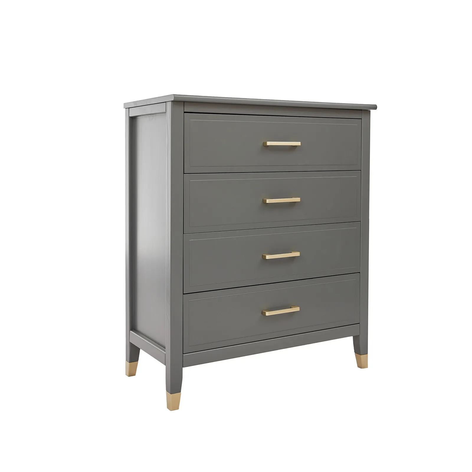Cabinet Bits Palazzi 4 Drawer Chest of Drawers in Grey 2