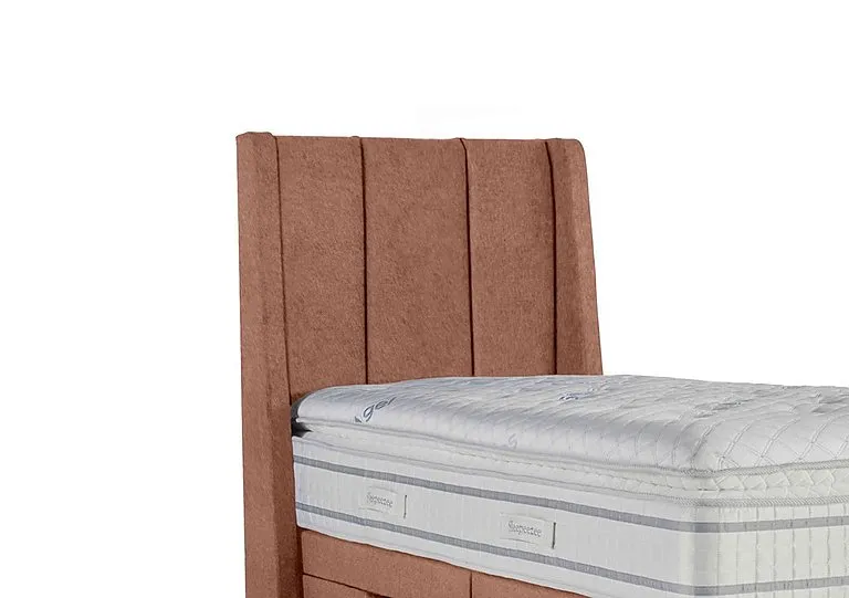 Vail Floor Standing Headboard - Single - Burnt Orange