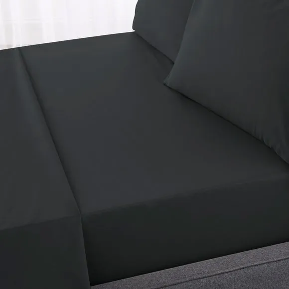 Hotel 230 Thread Count Percale 100% Cotton Fitted Sheet 1