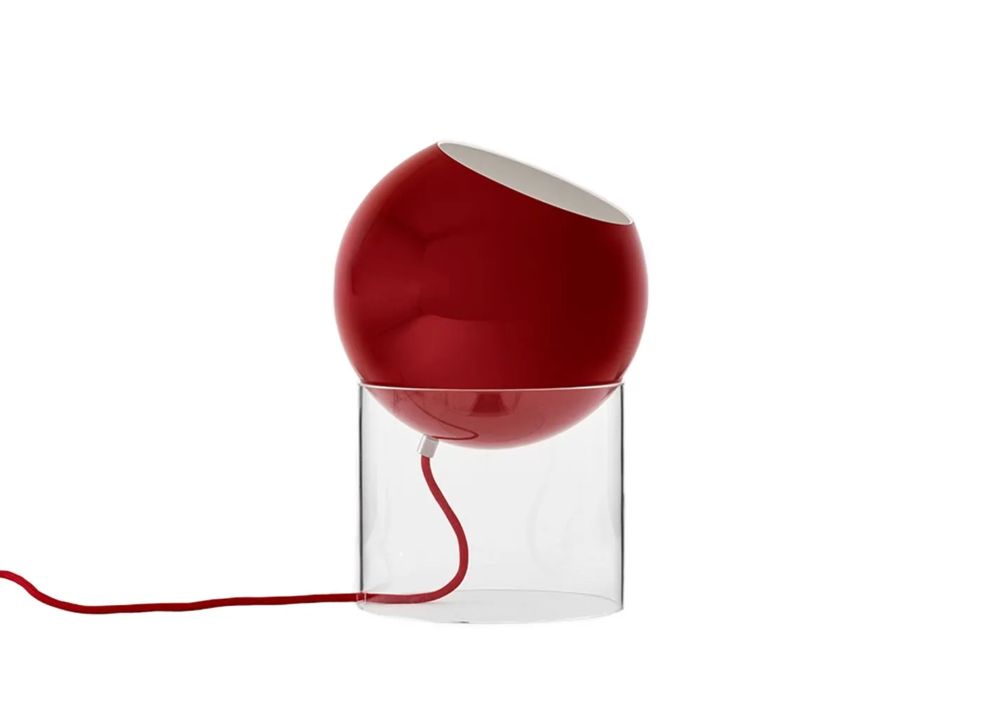 &Tradition Topan Table Lamp Vermilion Red 1