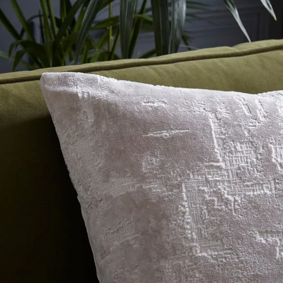 Distressed Velvet Texture Square Cushion 2