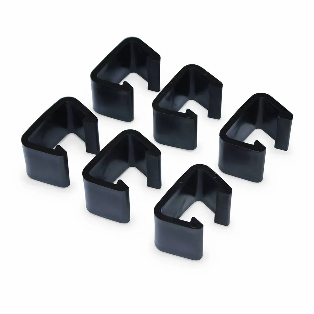 sweeek Set of 6 connectors for garden sofa set in Black