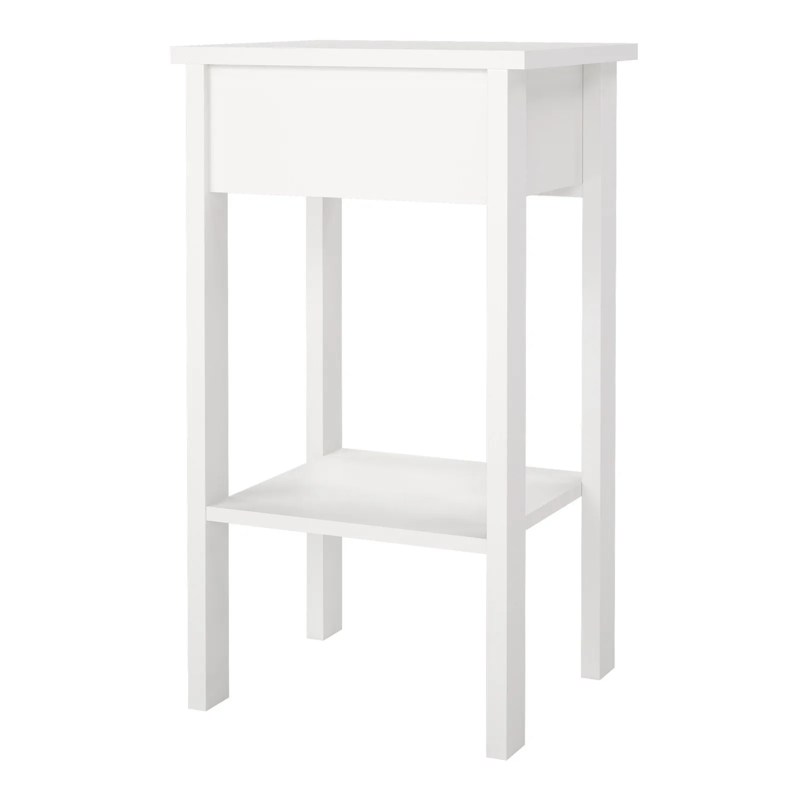 Furniture To Go Barcelona Bedside Table with 1 Drawer in White 5