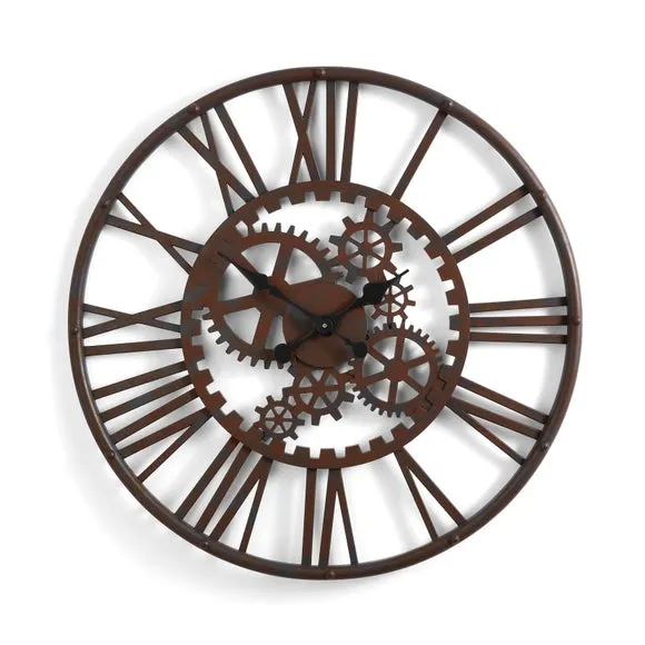 Cogs Indoor Outdoor Wall Clock 5