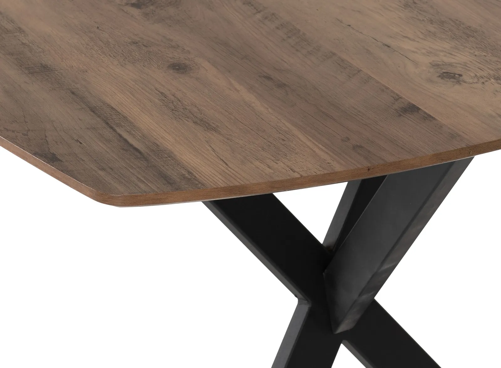 Seconique Athens Rectangular Medium Oak Dining Set with Avery Chairs in Grey 6