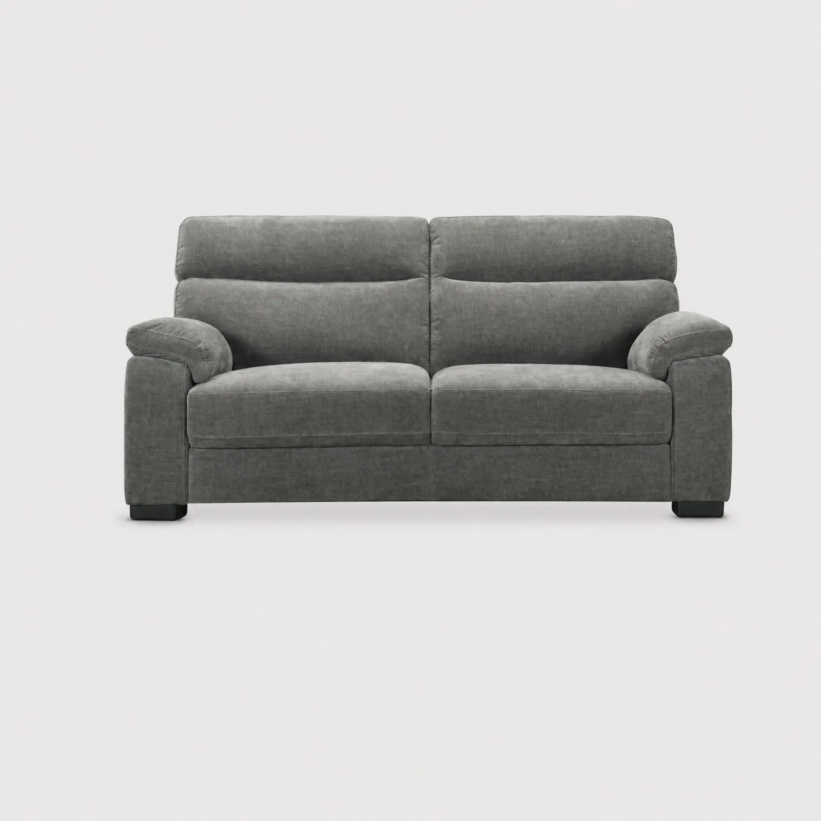 Clark 3 Seater 2 Cushions- New Spec Sofa, Grey Fabric | Barker & Stonehouse