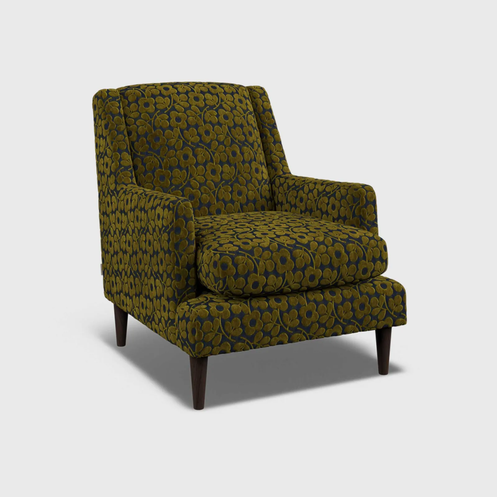 Orla Kiely Spiddal Accent Chair, Green Fabric | Barker & Stonehouse 1
