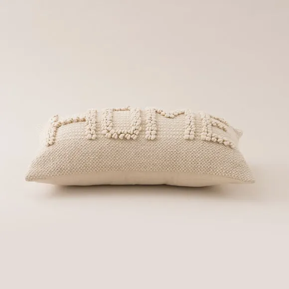 Home Jersey Bobble Cotton Rectangle Cushion 4
