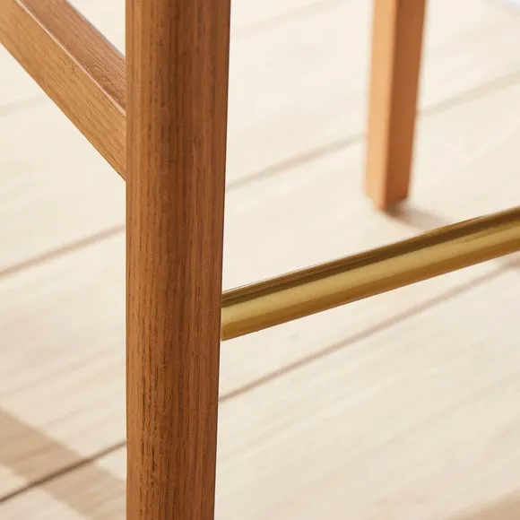 Delilah Bar Stool, Velvet 4