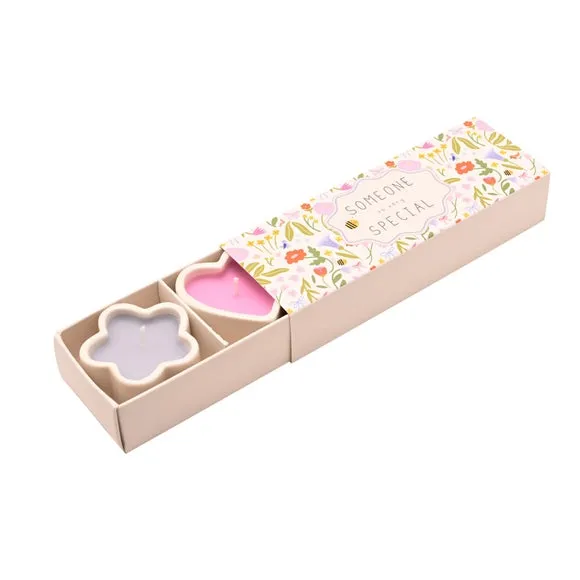 Love Life Friend Set of 3 Lychee & Raspberry Mini Candles 3