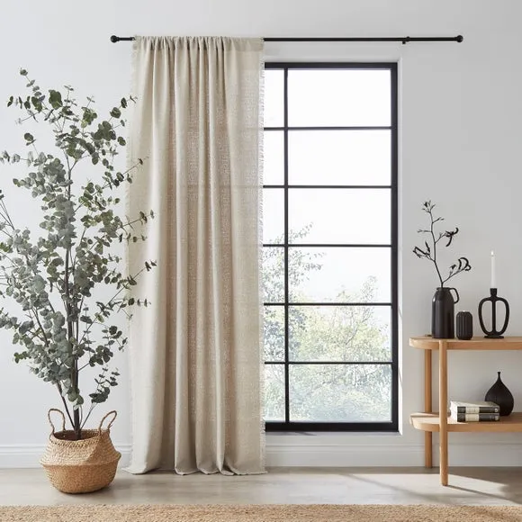 Bondi Raw Edge Slot Top Voile Panel 2