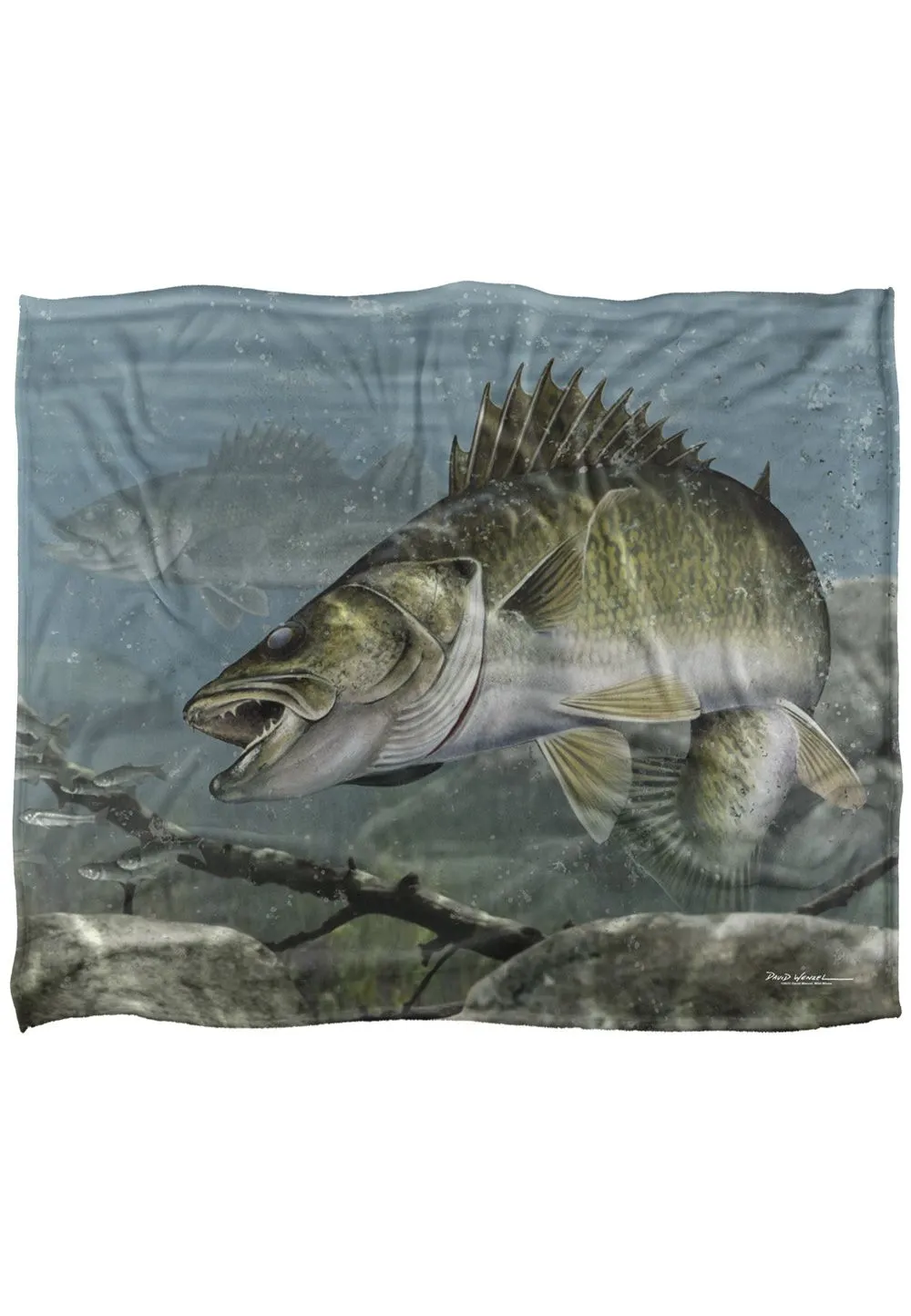 Wild Wings Feeding Frounds 2 Silky Touch Super Soft Throw Blanket 152 X 127 cm in White