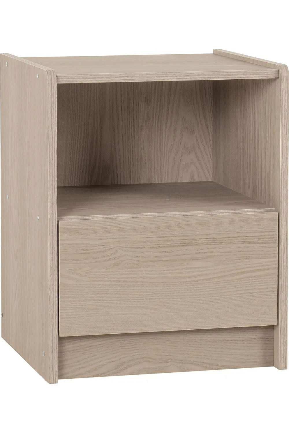 Seconique Paris 1 Drawer Bedside in Light Grey 2