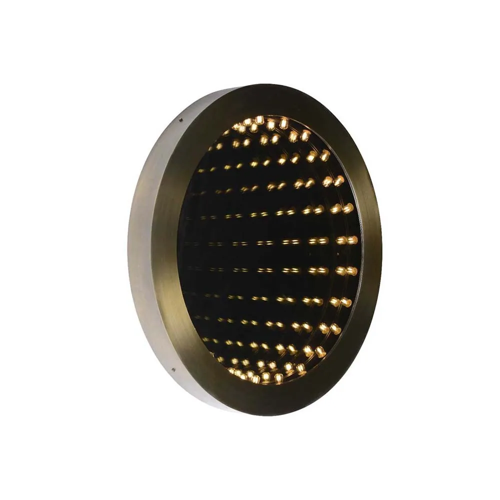 Timothy Oulton Inception Round Medium Mirror, Round Metal | Barker & Stonehouse 4