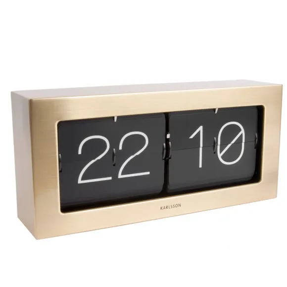 Karlsson XL Boxed Flip Mantel Clock 2