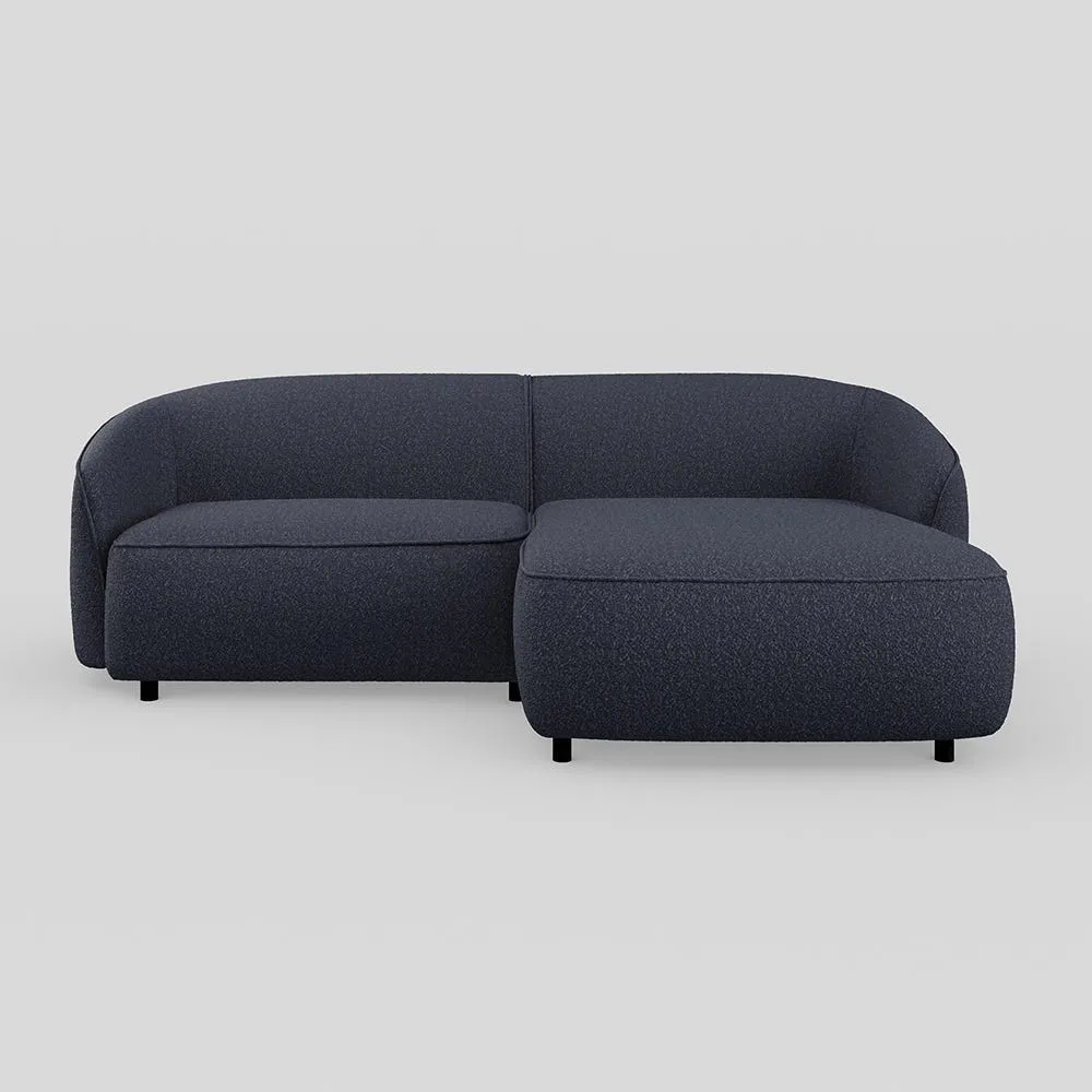 Heal's Aurelie Chaise Sofa RHF Boucle Indigo 1
