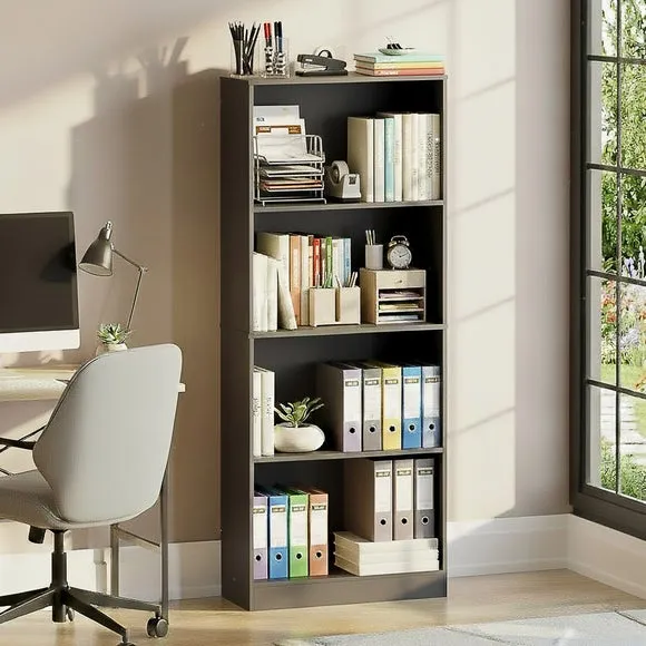 Cambridge 4 Tier Large Bookcase 1