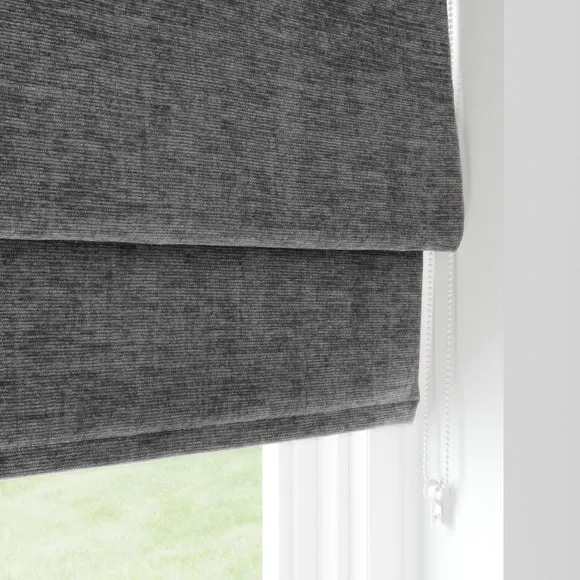 Genoa Chenille Easy Chain Blackout Roman Blind 4