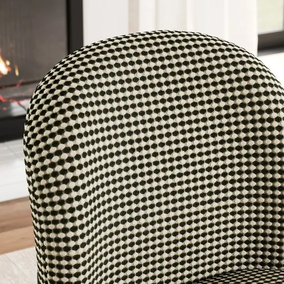 Carey Double Upholstered Dining Chair, Bobble Chenille 3