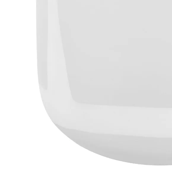Crossland Grove Lorient Handblown Glass Swirl Vase White 230Mm, White 3