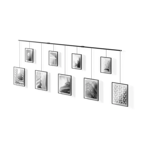 Umbra Set of 9 Exhibit Display Hanging Photo Frames 5