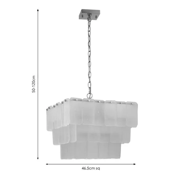 Everly 6 Light 3 Tier Adjustable Pendant Light 5